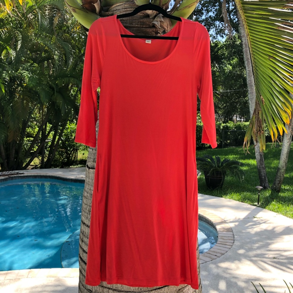 Coral Summer Dress